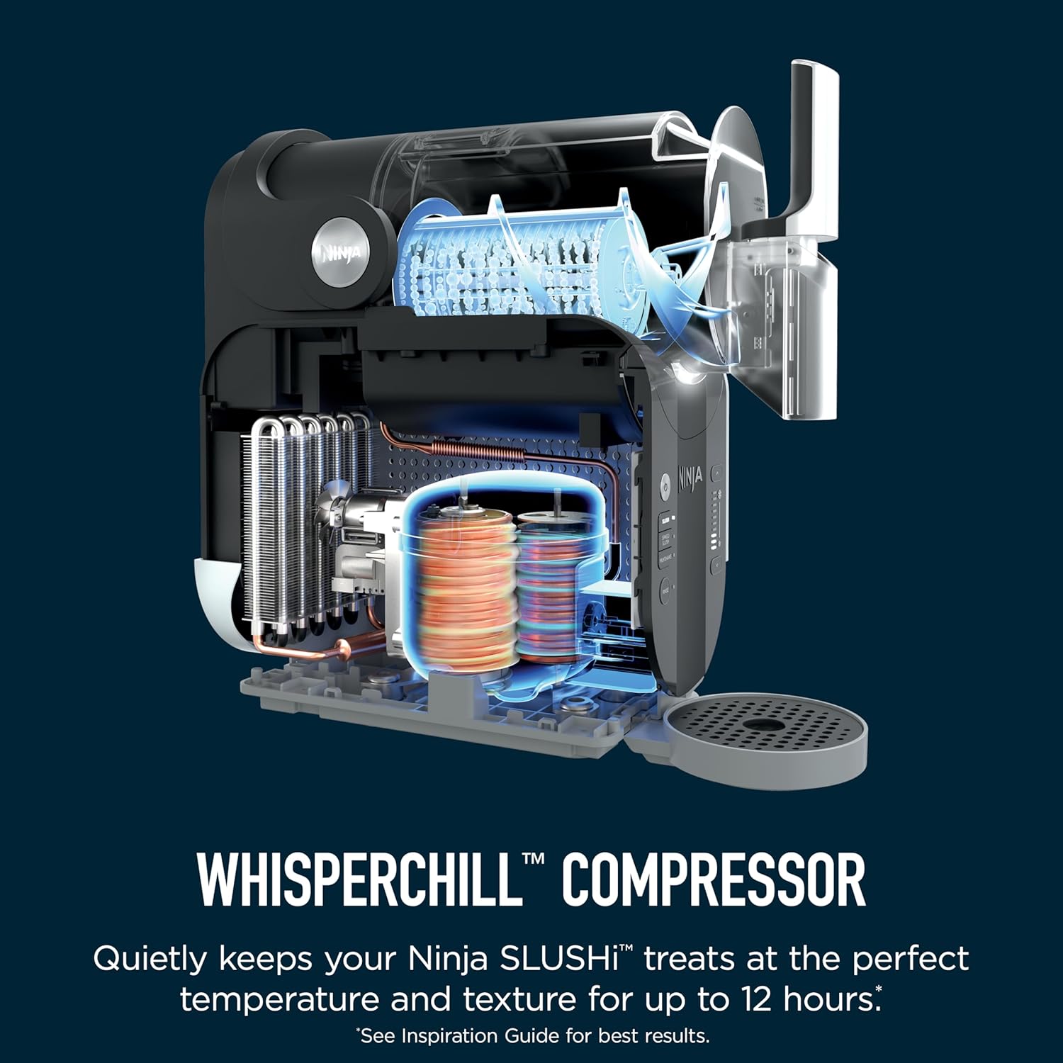 Professional Frozen Drink Maker with RapidChill Technology, 88 oz. Frozen Drink & Slushie Machine, 5 Preset Programs, Frozen Margaritas, Frappés, and More, Orange Mango, FS301OR