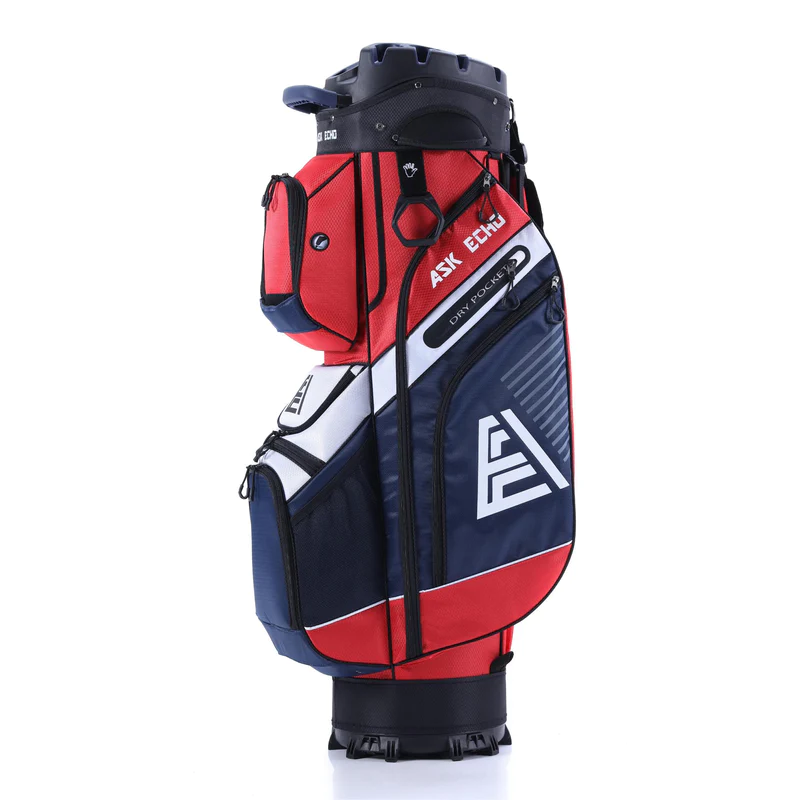 ⚡Clearance Sale🏌 Askecho T-LOCK 2.0 Golf Cart Bag 14 Way Organizer Divider Silent Top / Navy(🔥Buy two for free shipping).