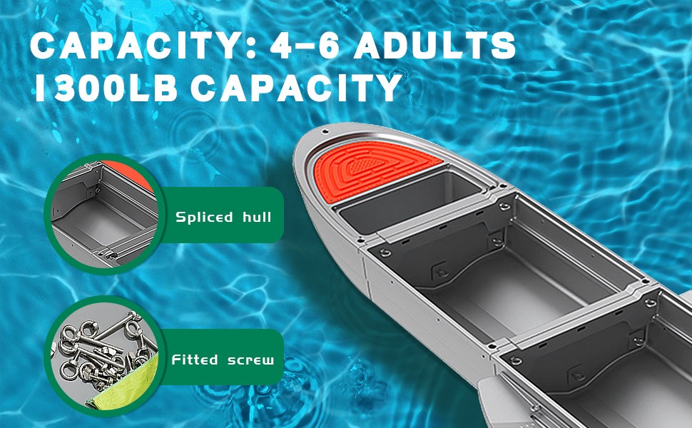 Detachable 5-Person Fishing Boat – Made with Eco-Friendly PE