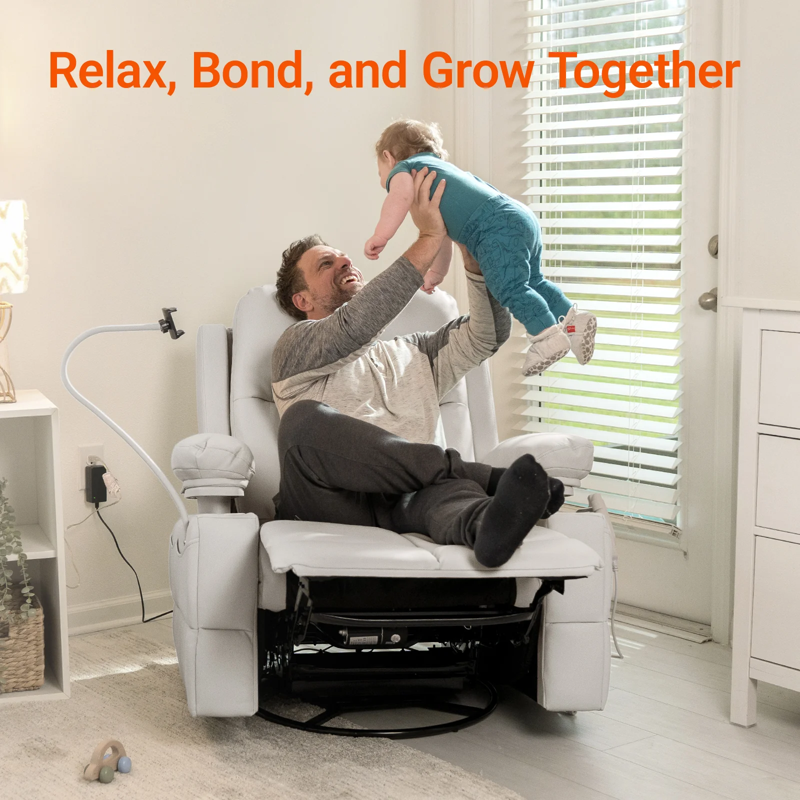 Nursery Chair，Baby nursing recliner