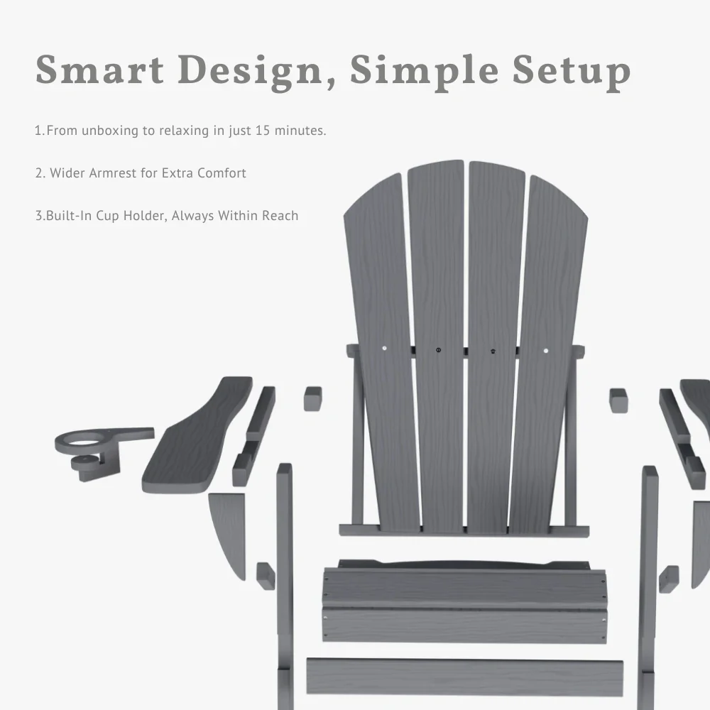 Folding Adirondack Chair