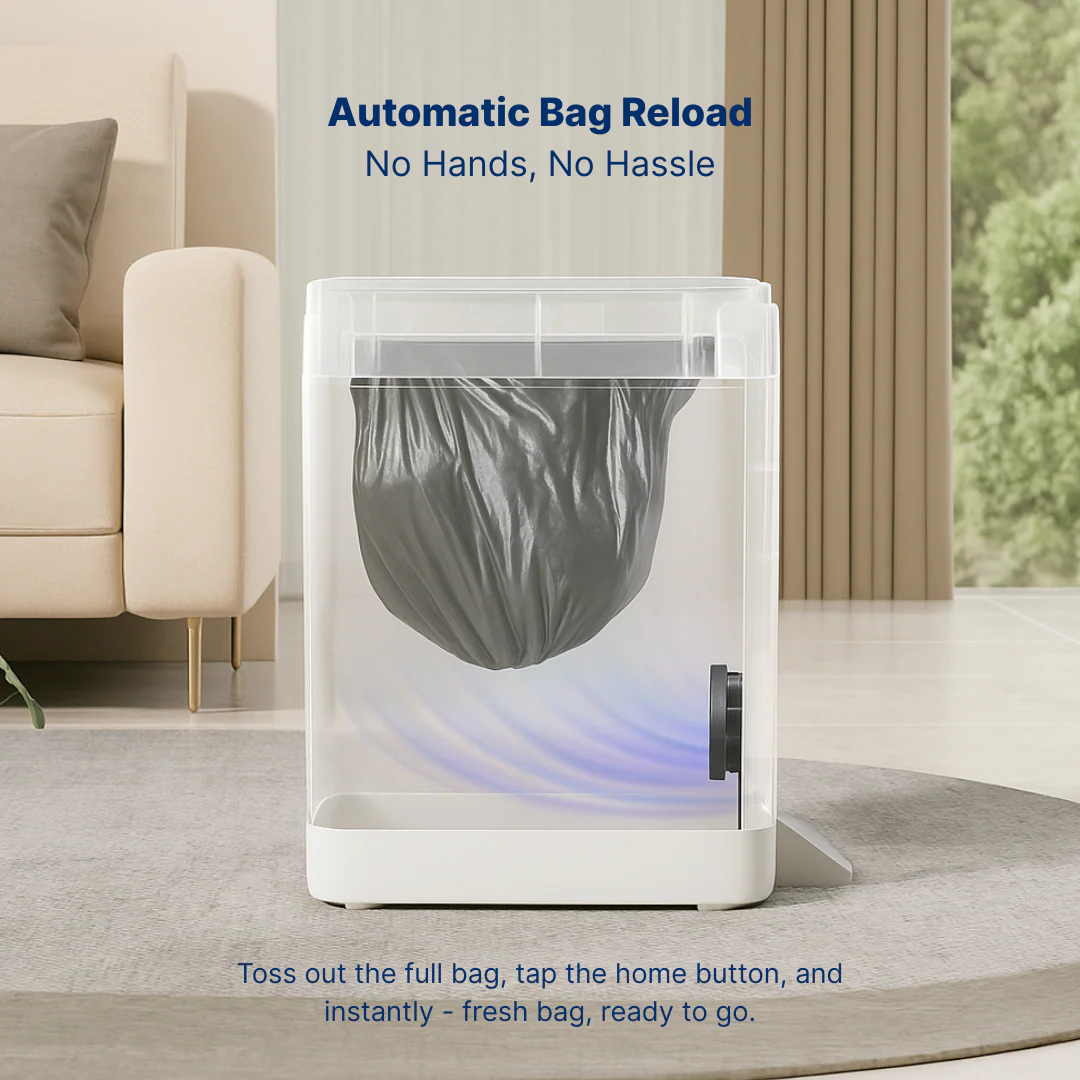 17L – Touchless, Self-Sealing Smart Trash Can