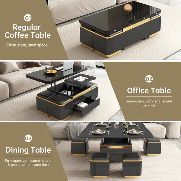 Multifunctional coffee table