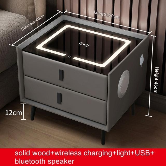 ✨Smart multifunctional bedside table for bedroom and living room