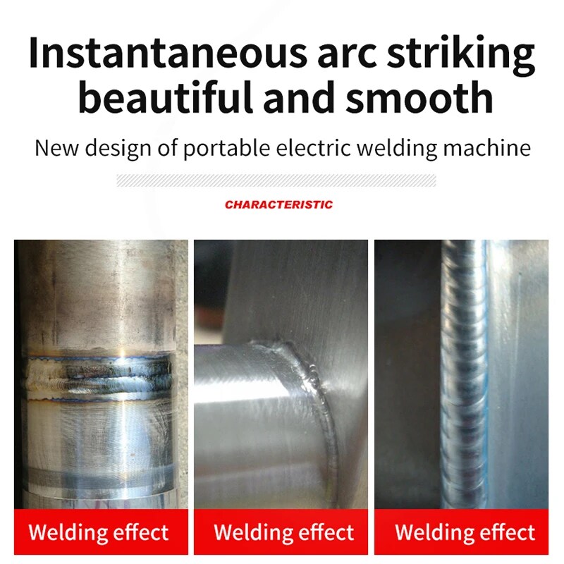 ❄🎄New Year's Special 2025⛄🔔4600W 110V±15% Handheld Arc Welder Home Electric Welder Fully Automatic Smart Welder With Toolbox/Welding Mask/Steel Brush