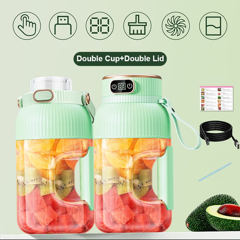 🔥LAST DAY 49% OFF 🎁Multifunctional Portable Juicer Cup With Digital Display