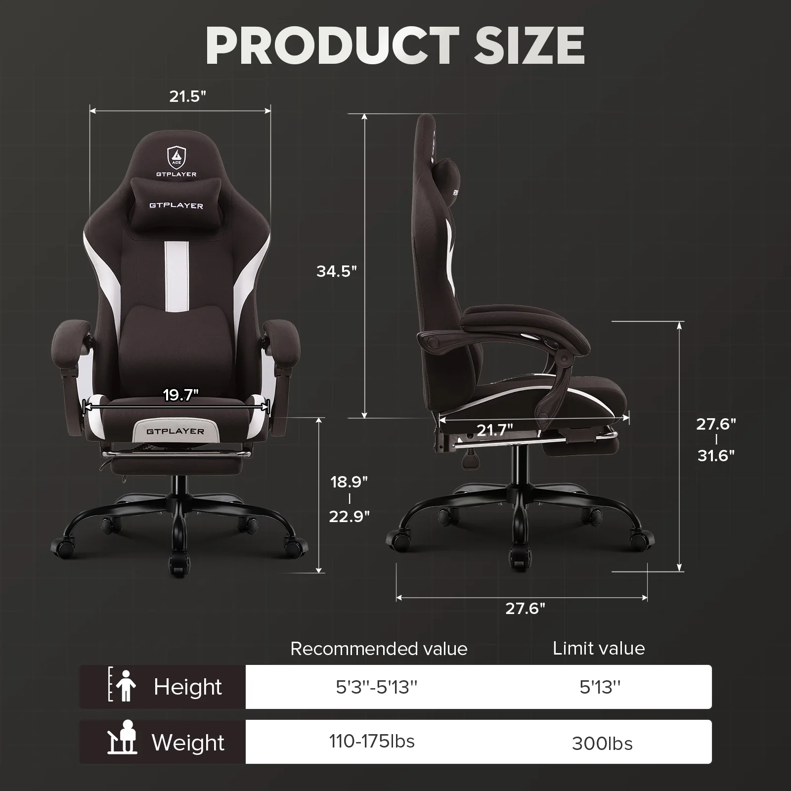Footrest Series GT905 F