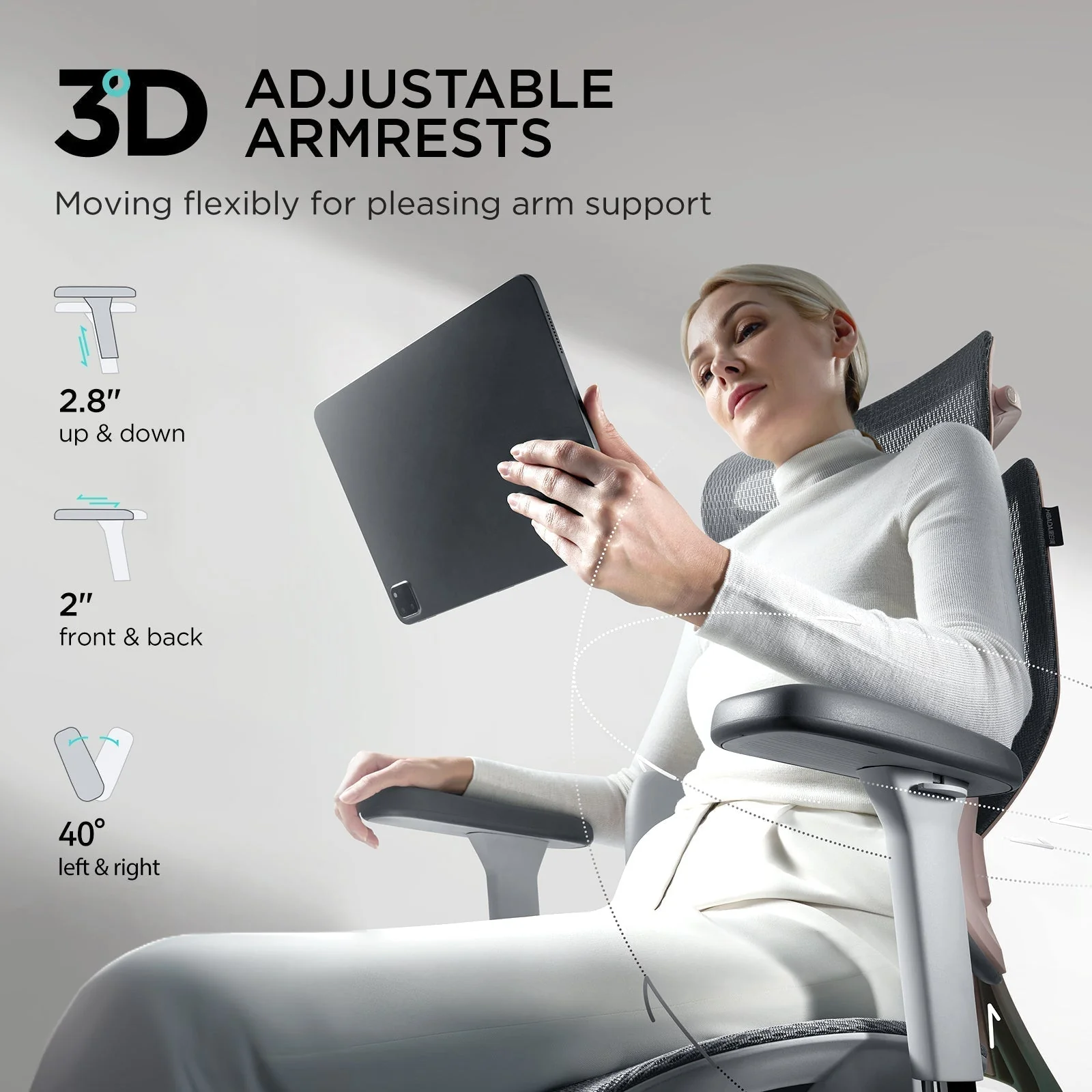 Pro Ergonomic Chair with Footrest