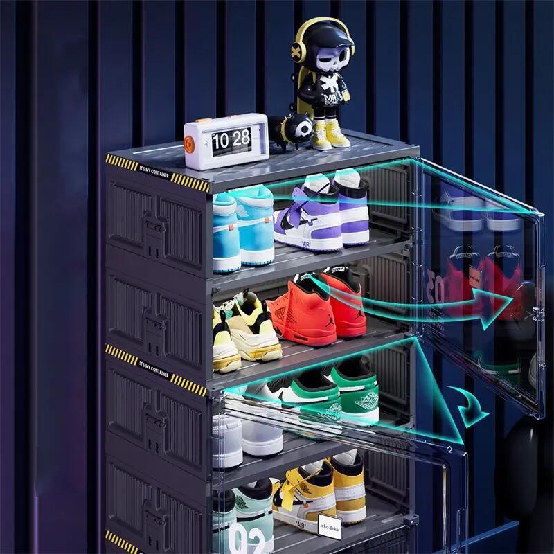 🥾Dust-Free Black Portable Shoe Organizer🎁