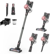 Cordless Vacuum Cleaner with 28Kpa Suction, 380W Brushless Motor