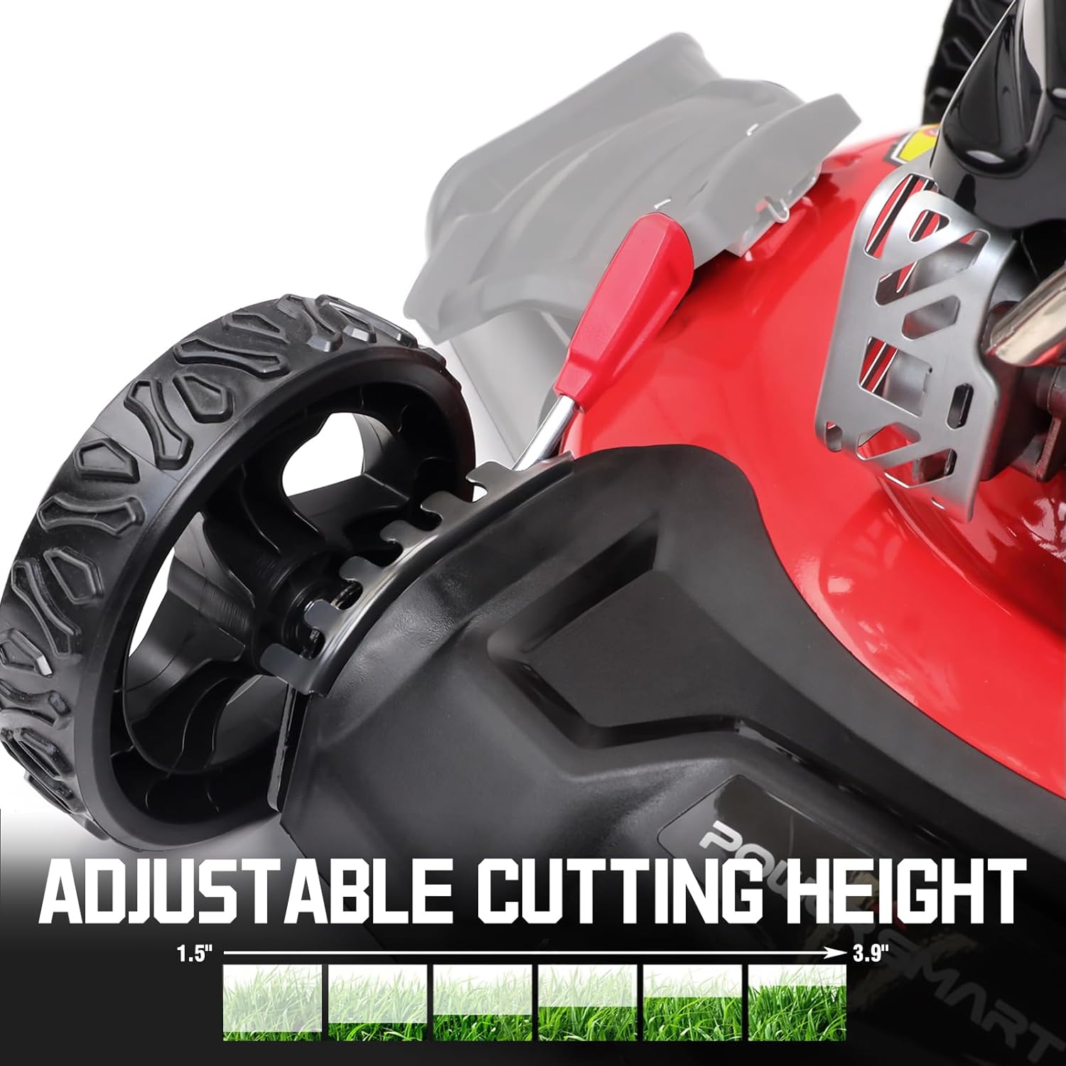 Gas Lawn Mower 21-Inch 144cc OHV Engine 3-in-1 Push Mower with Bagging