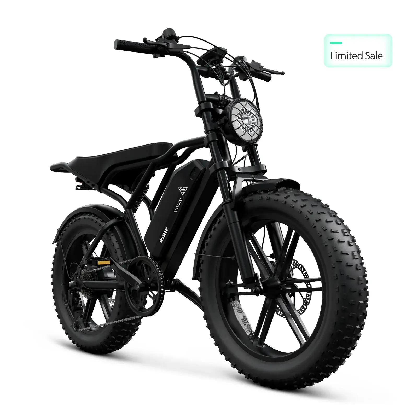 Full Suspension Moped-style Electric Bike