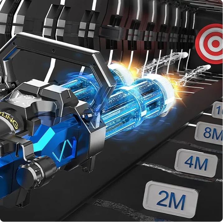 🔥Double-Barreled Gatling Electric Water Gun