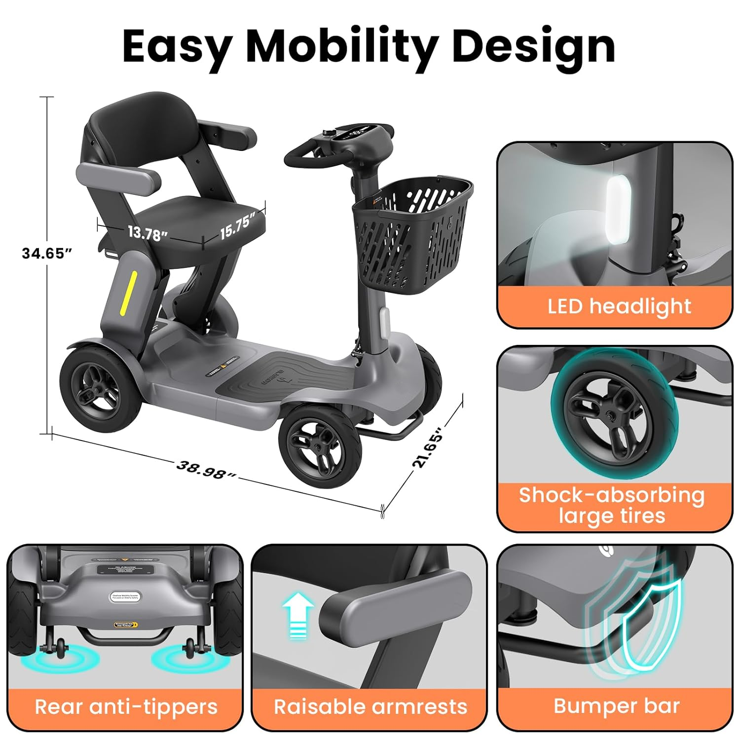 🔥HOT SALE🔥 Foldable Mobility Scooter