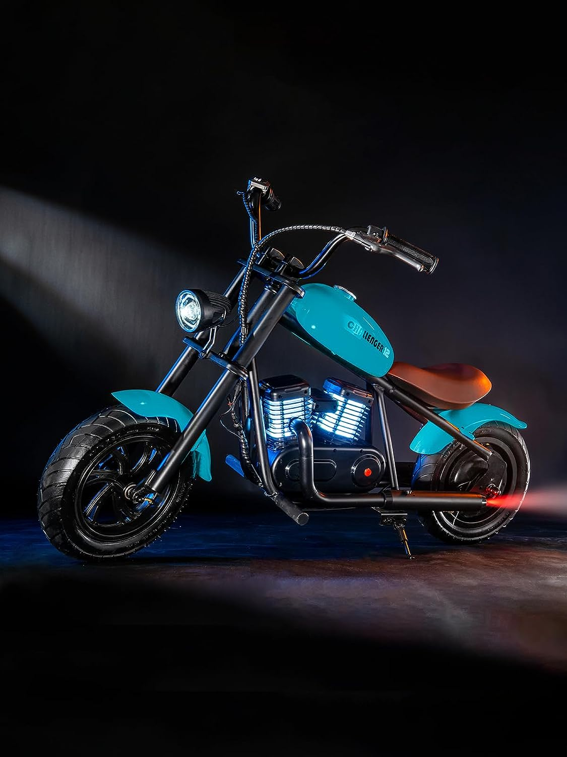 Kids Electric Motorcycle With Colorful Ambient Light