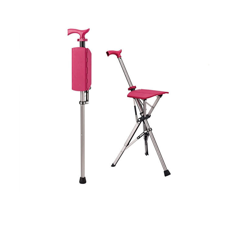 💥Clearance price $18🚶‍♂️Folding stool with crutches💥BEST GIFT FOR ELDERLY PEOPLE