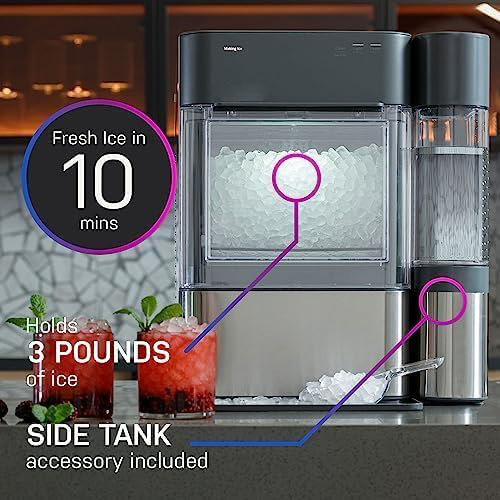 Ice Machine with WiFi & Smart Connected, Stainless Steel